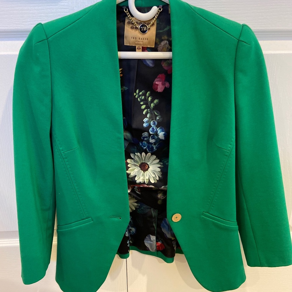 Ted Baker Women's Green Blazer